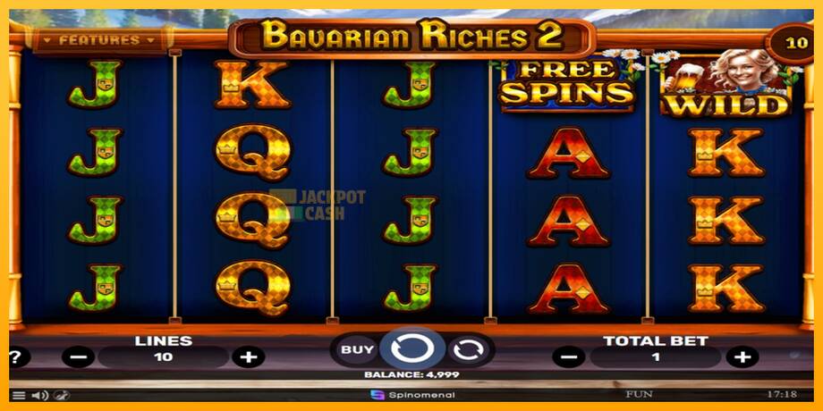 Bavarian Riches 2 машина за игри за пари, слика 2