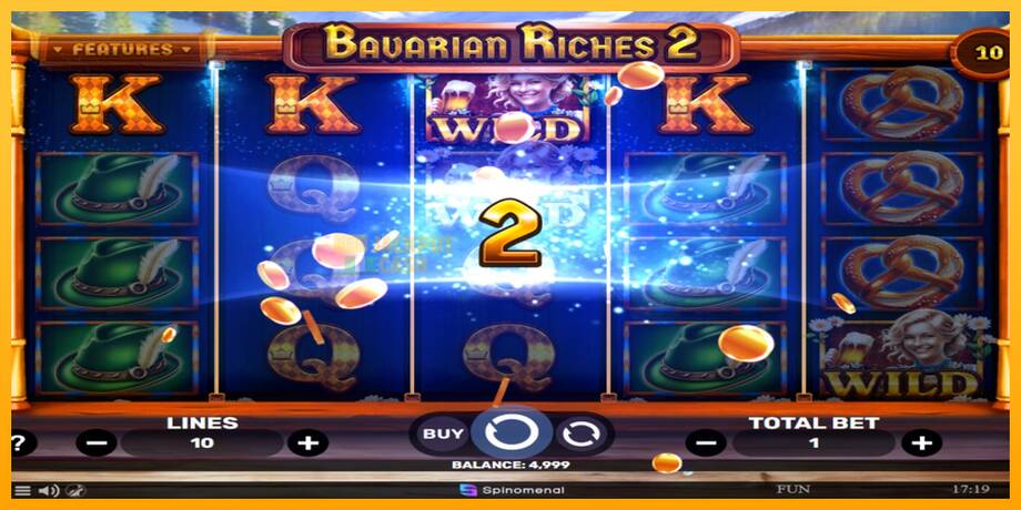 Bavarian Riches 2 машина за игри за пари, слика 3