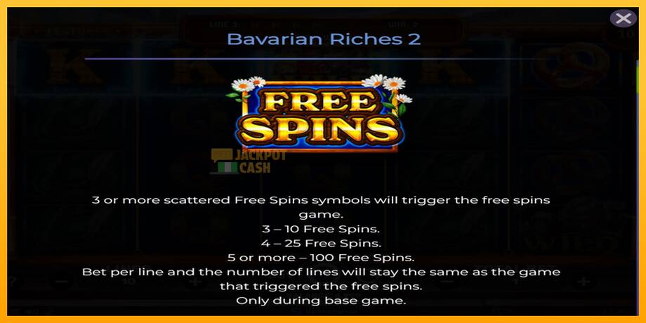 Bavarian Riches 2 машина за игри за пари, слика 4