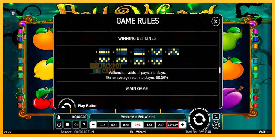 Bell Wizard машина за игри за пари, слика 4
