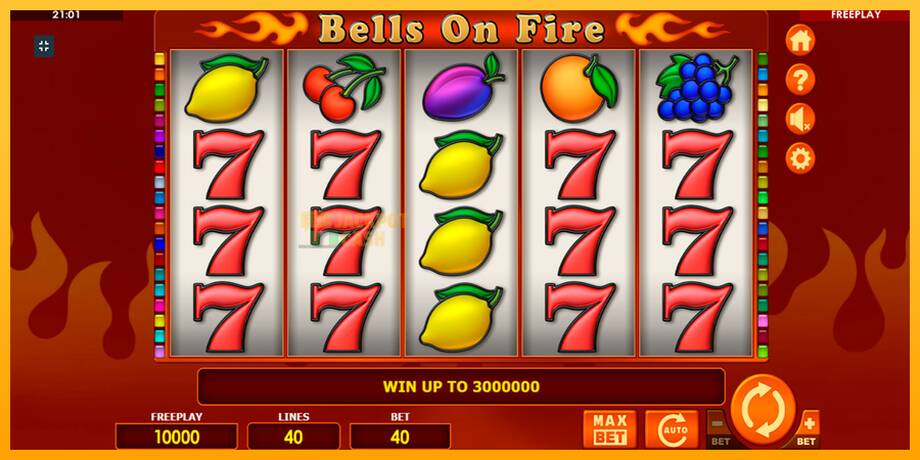 Bells on Fire машина за игри за пари, слика 1