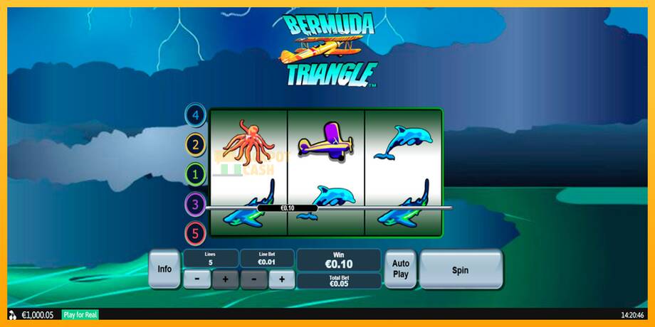 Bermuda Triangle машина за игри за пари, слика 2