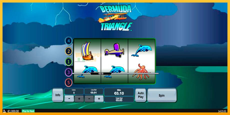 Bermuda Triangle машина за игри за пари, слика 3