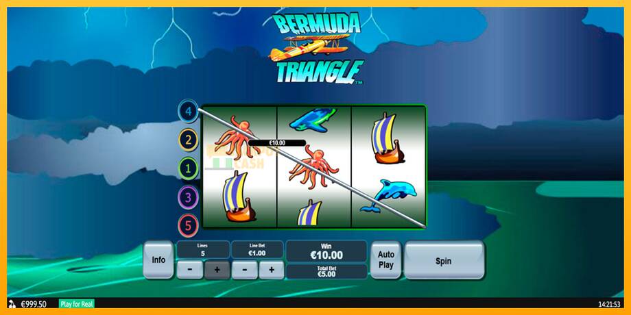 Bermuda Triangle машина за игри за пари, слика 4