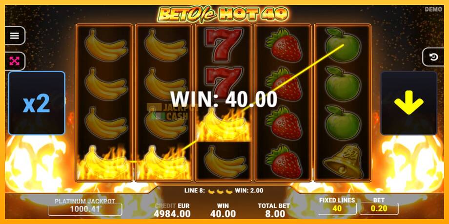 Bet Ole Hot 40 машина за игри за пари, слика 3