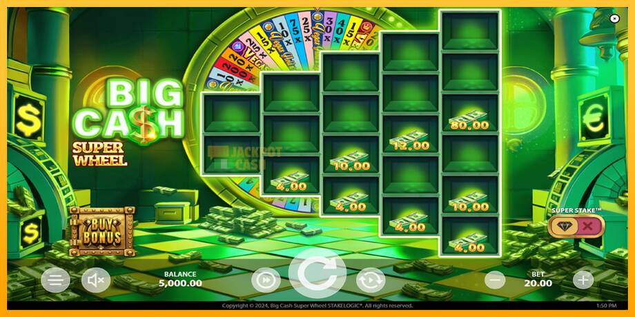 Big Cash Super Wheel машина за игри за пари, слика 3