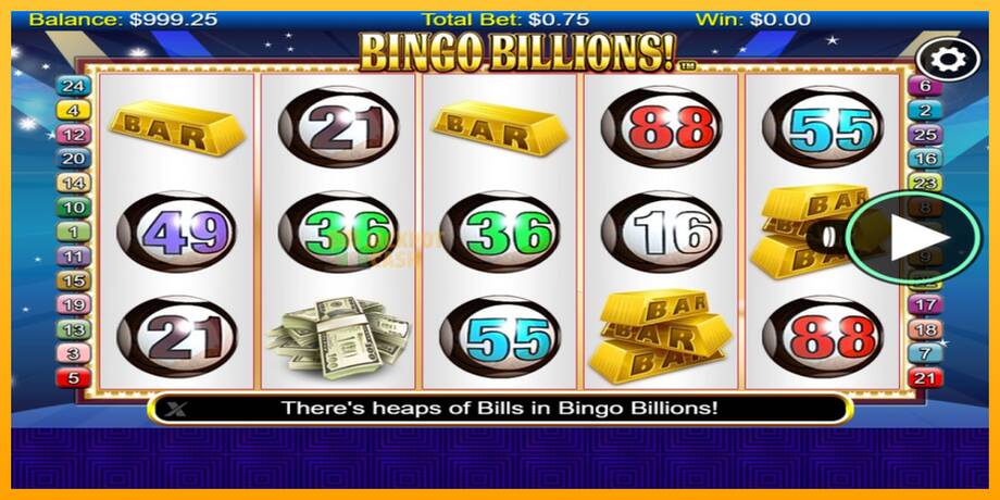 Bingo Billions машина за игри за пари, слика 1