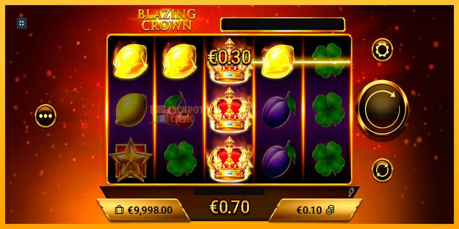 Blazing Crown машина за игри за пари, слика 5