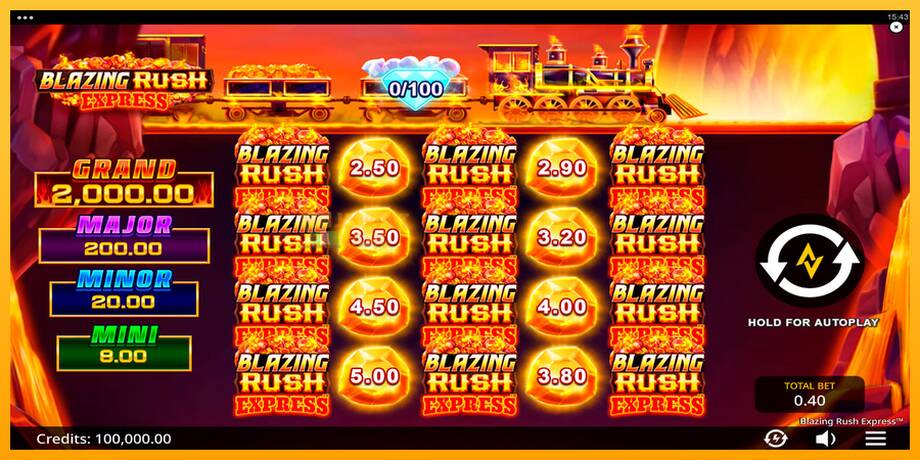 Blazing Rush Express машина за игри за пари, слика 1