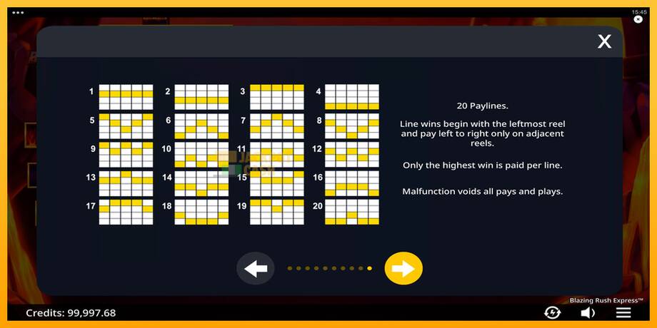 Blazing Rush Express машина за игри за пари, слика 7