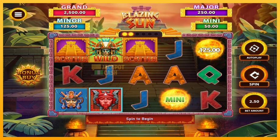 Blazing Sun машина за игри за пари, слика 1