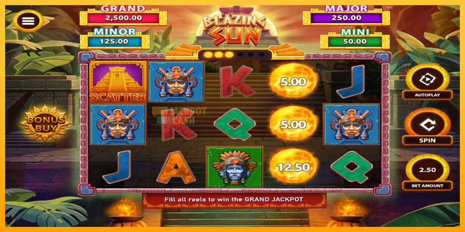 Blazing Sun машина за игри за пари, слика 2