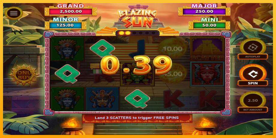 Blazing Sun машина за игри за пари, слика 3