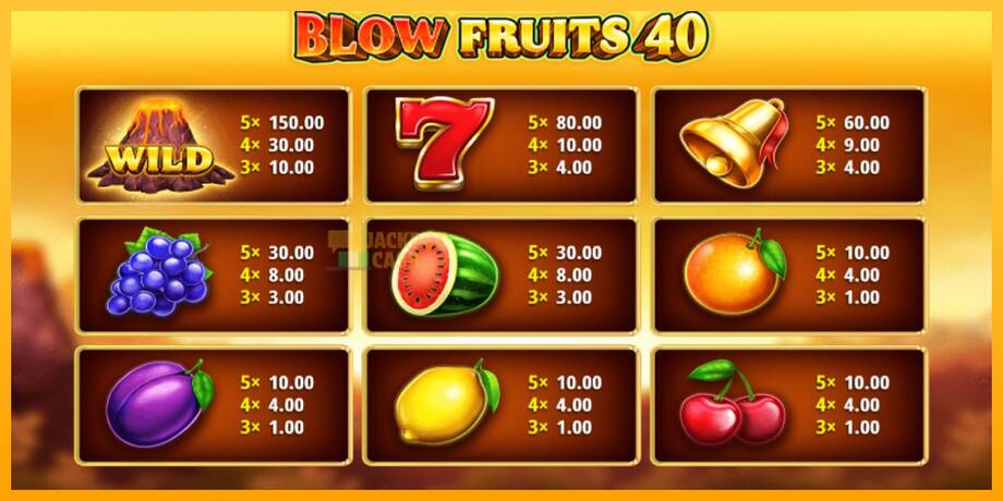 Blow Fruits 40 машина за игри за пари, слика 4