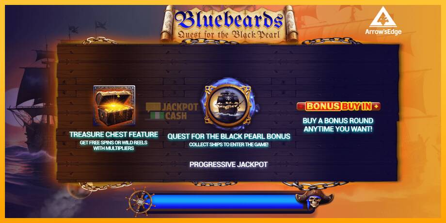 Bluebeard Quest for the Black Pearl машина за игри за пари, слика 1