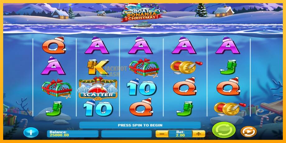 Boat Bonanza Christmas машина за игри за пари, слика 1