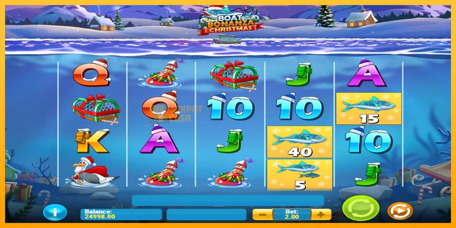 Boat Bonanza Christmas машина за игри за пари, слика 2