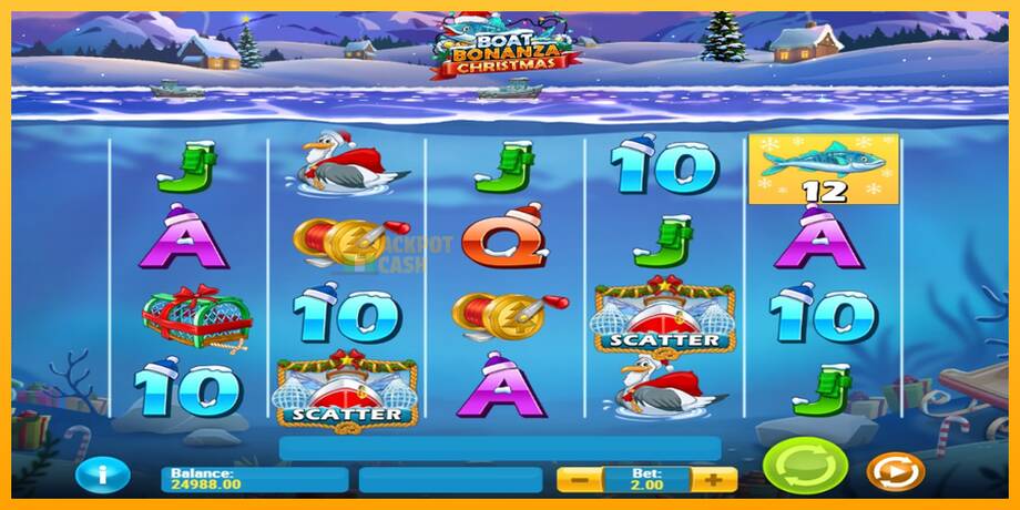 Boat Bonanza Christmas машина за игри за пари, слика 3