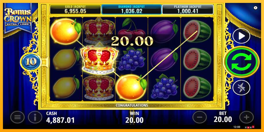 Bonus Crown машина за игри за пари, слика 3