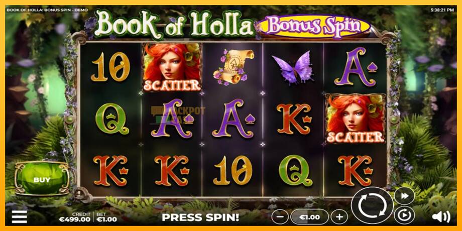 Book of Holla: Bonus Spin машина за игри за пари, слика 2