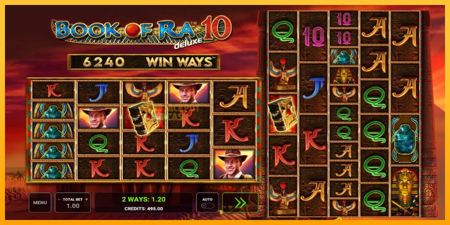 Book of Ra Deluxe 10 Win Ways машина за игри за пари, слика 2