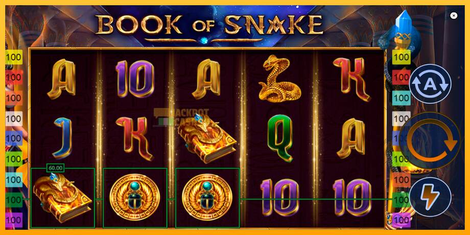 Book of Snake машина за игри за пари, слика 3