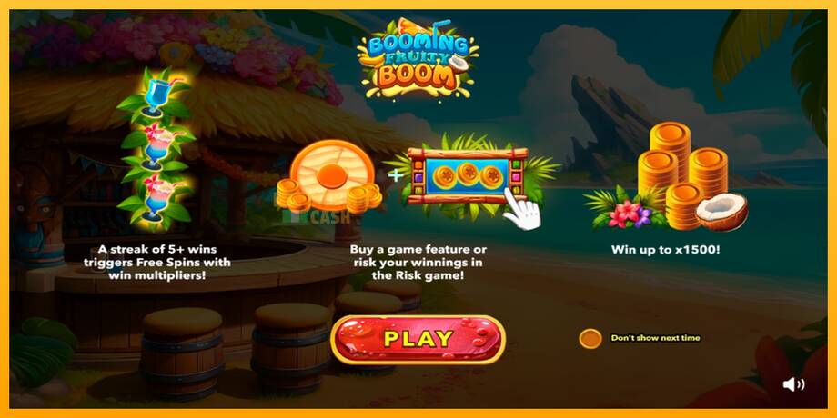 Booming Fruity Boom машина за игри за пари, слика 1