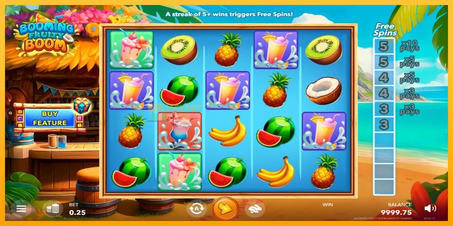 Booming Fruity Boom машина за игри за пари, слика 2