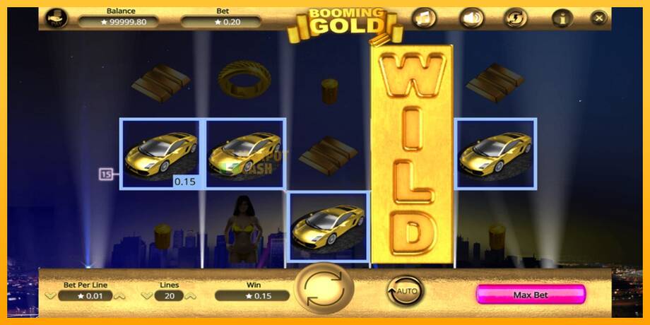 Booming Gold машина за игри за пари, слика 2