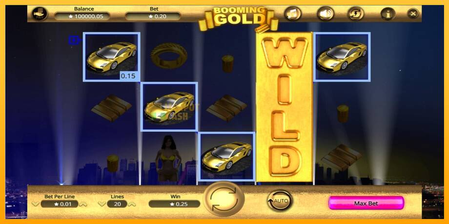 Booming Gold машина за игри за пари, слика 3