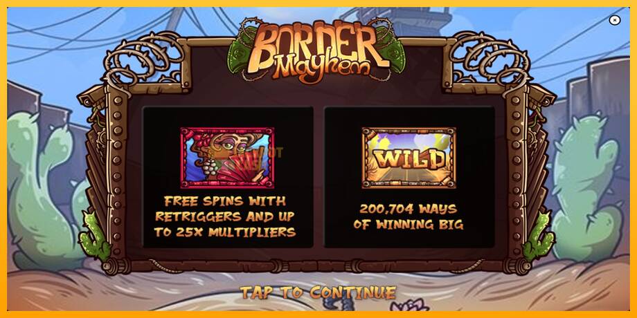 Border Mayhem машина за игри за пари, слика 1