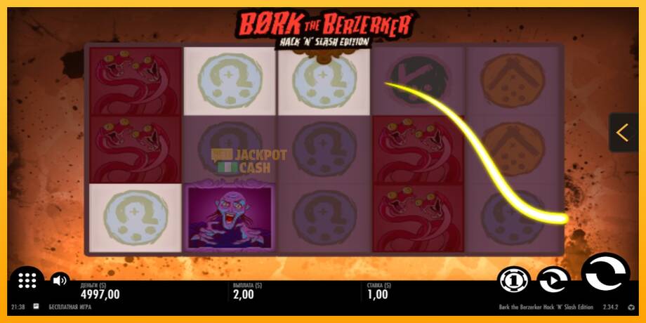 Bork The Berzerker машина за игри за пари, слика 2