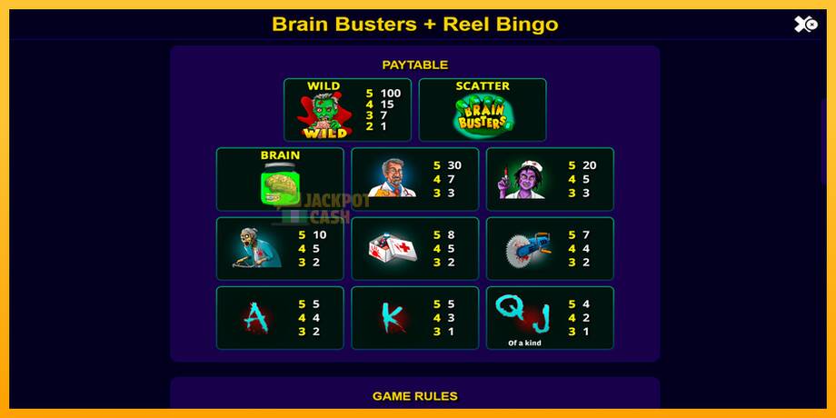 Brain Busters машина за игри за пари, слика 6