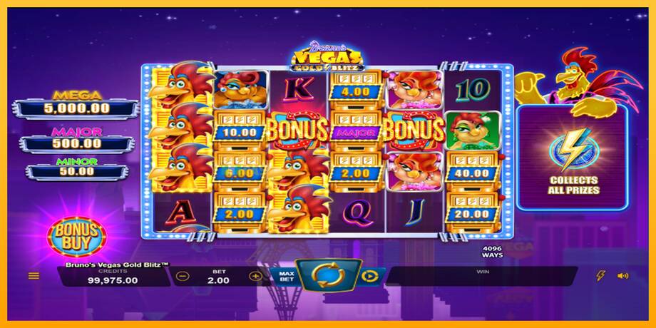 Brunos Vegas Gold Blitz машина за игри за пари, слика 1