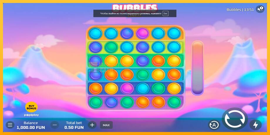 Bubbles машина за игри за пари, слика 1