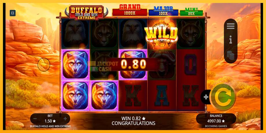 Buffalo Hold and Win Extreme машина за игри за пари, слика 2