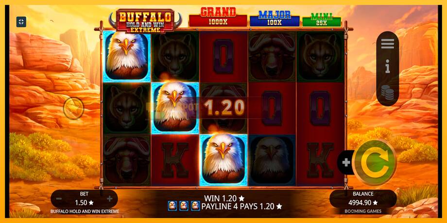 Buffalo Hold and Win Extreme машина за игри за пари, слика 3