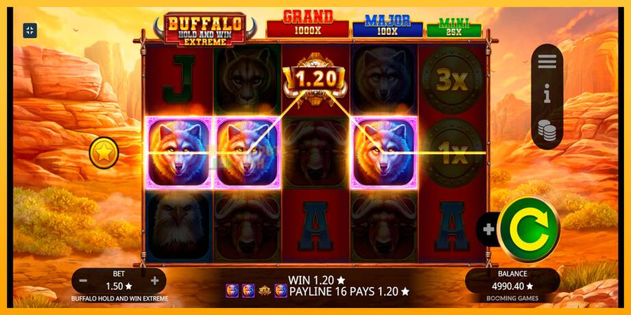 Buffalo Hold and Win Extreme машина за игри за пари, слика 5