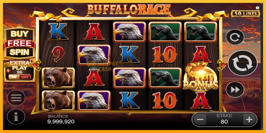 Buffalo Rage машина за игри за пари, слика 2