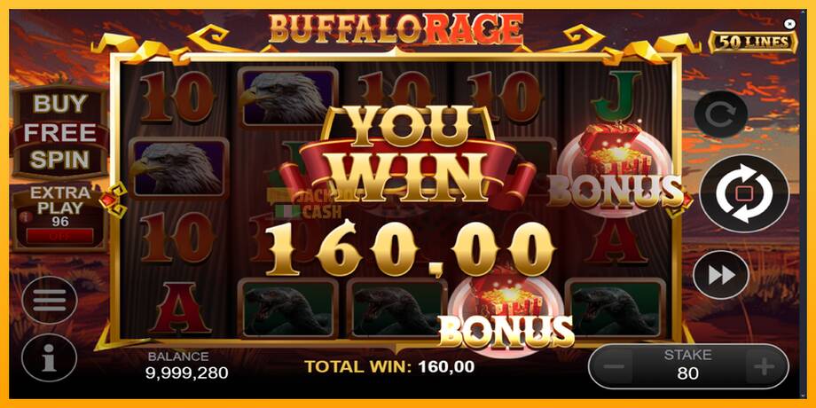 Buffalo Rage машина за игри за пари, слика 3