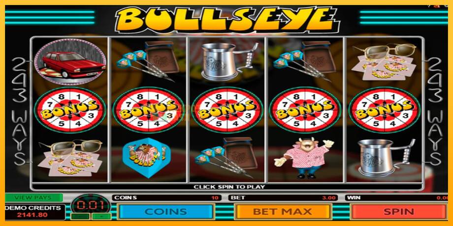 Bullseye машина за игри за пари, слика 1