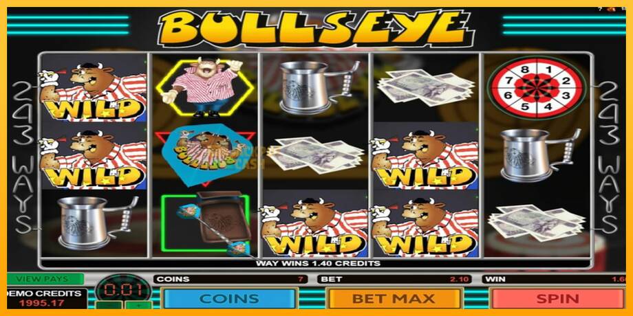 Bullseye машина за игри за пари, слика 3