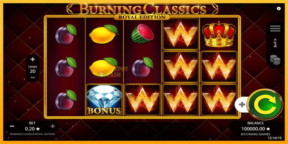 Burning Classics Royal Edition машина за игри за пари, слика 2