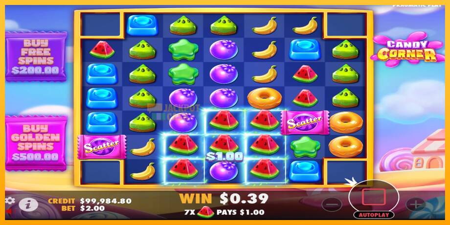 Candy Corner машина за игри за пари, слика 4