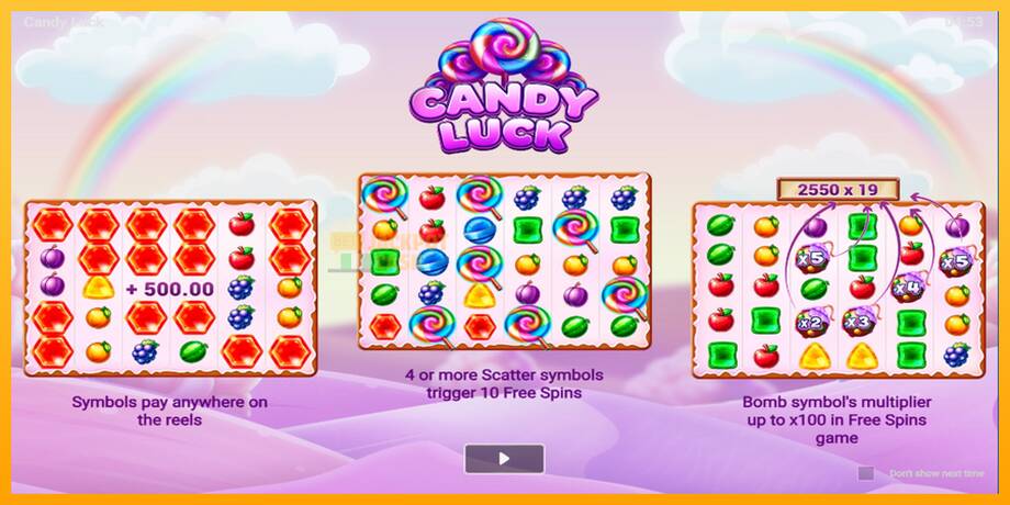 Candy Luck машина за игри за пари, слика 1