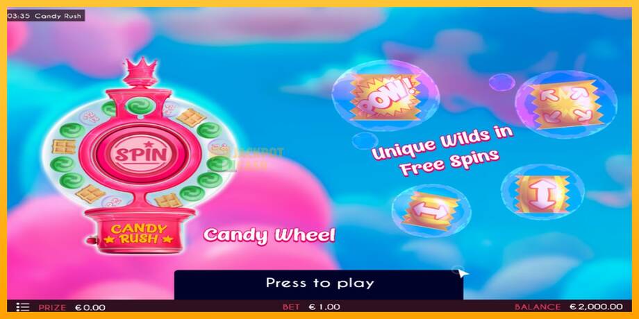 Candy Rush машина за игри за пари, слика 1