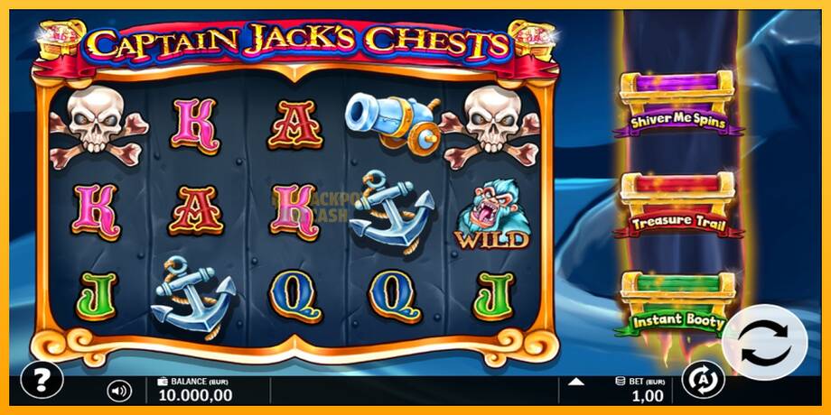 Captain Jacks Chests машина за игри за пари, слика 1