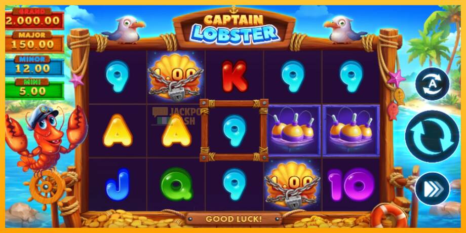 Captain Lobster машина за игри за пари, слика 2