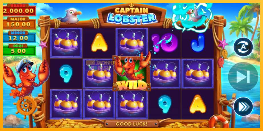 Captain Lobster машина за игри за пари, слика 3