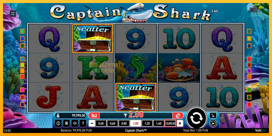 Captain Shark машина за игри за пари, слика 4